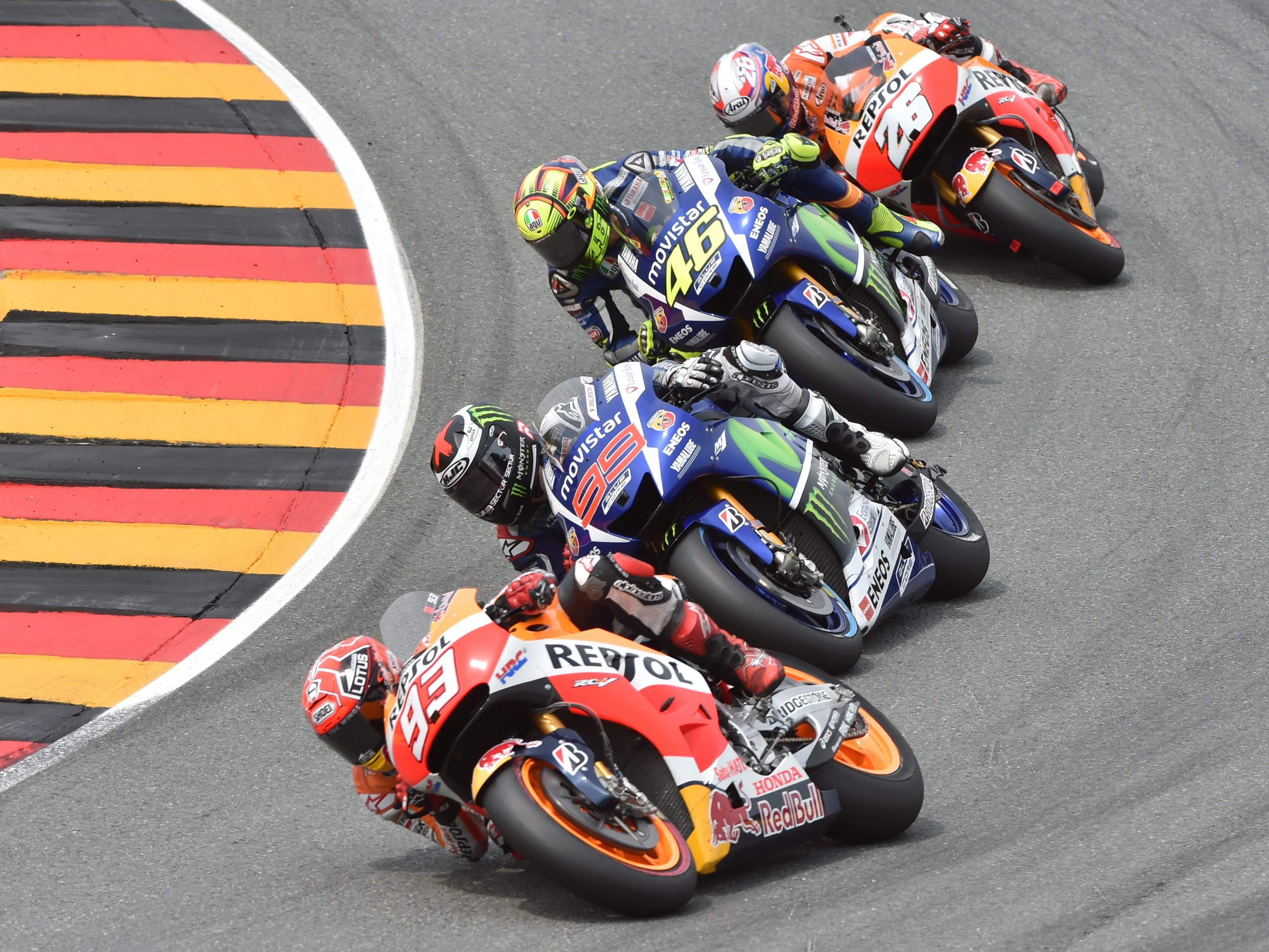MotoGP – Γερμανία 2015: Νίκη Marquez, βάθρο για Pedrosa και Rossi