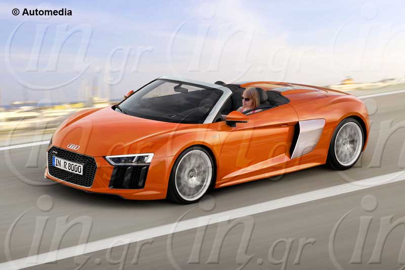 Audi R8 Spyder 2017: Ανοιχτοί ουρανοί