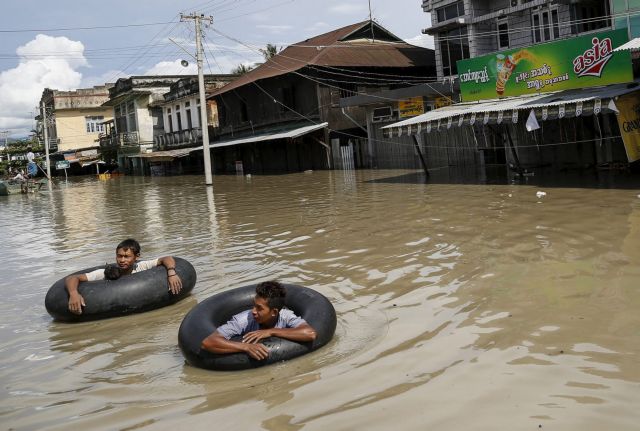 Στους 46 οι νεκροί από τις πλημμύρες στη Μιανμάρ