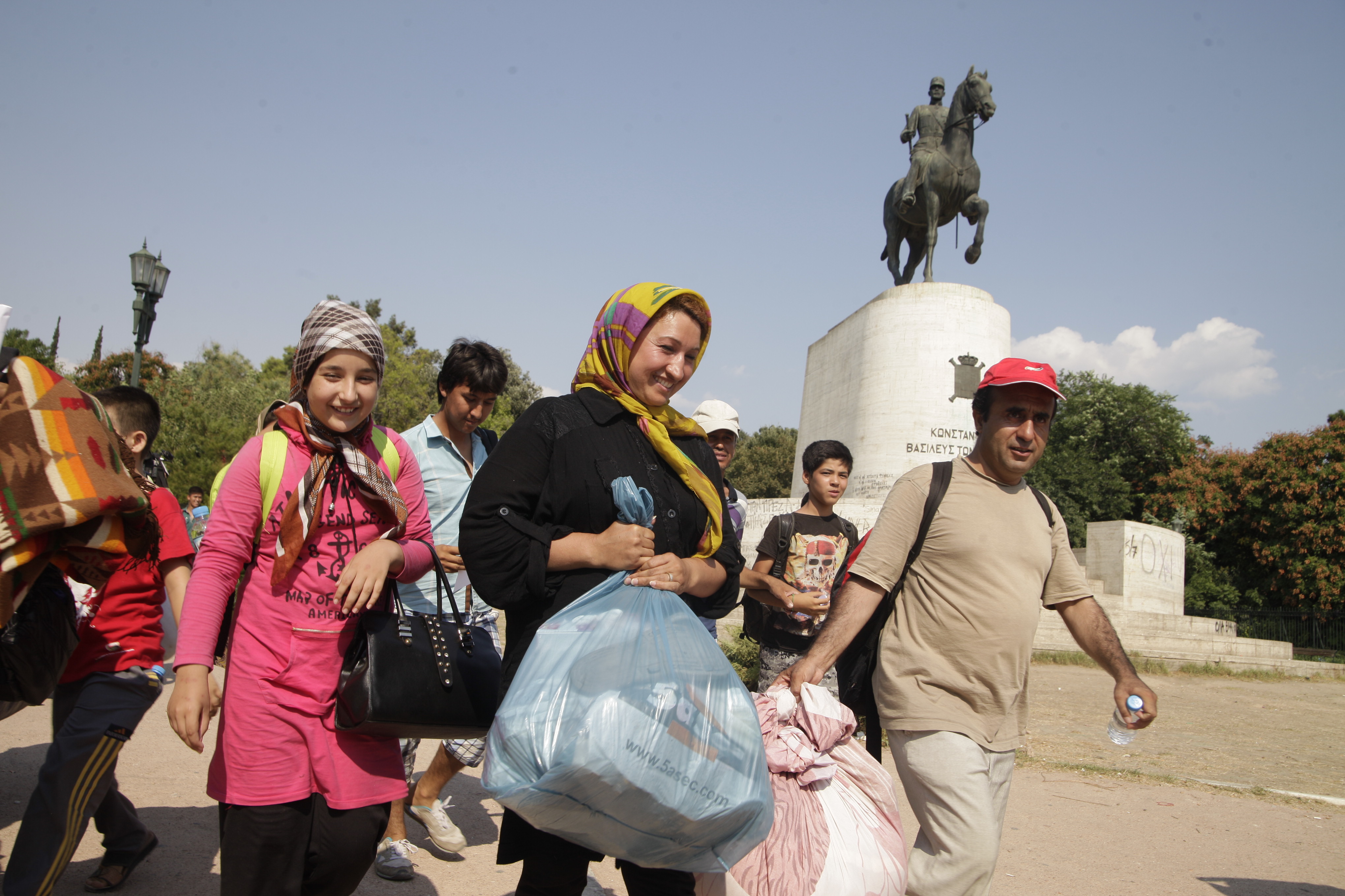 Στον Βοτανικό μεταφέρθηκαν οι μετανάστες από το Πεδίον του Αρεως