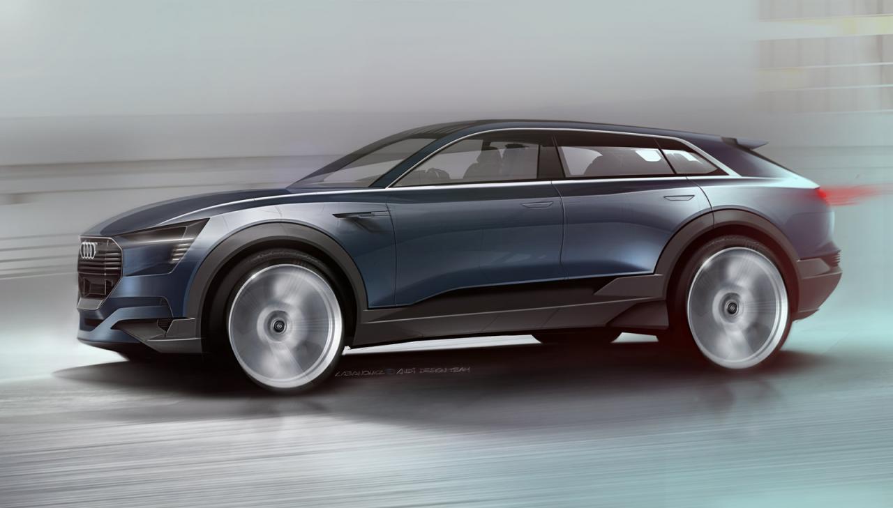 Audi e-tron quattro Concept: Πρόγευση από το νέο ηλεκτροκίνητο coupe SUV των Γερμανών