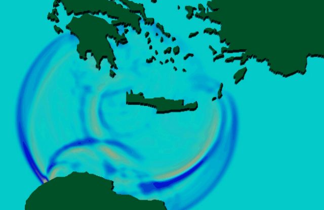 Προσομοίωση: Τσουνάμι στην Κρήτη κατακλύζει τη Μεσόγειο