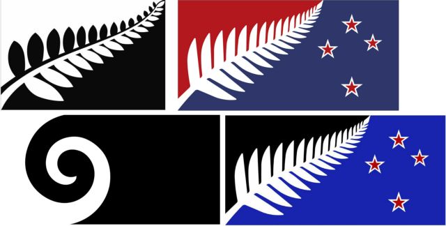 Μία από αυτές τις τέσσερις θα είναι η νέα σημαία της Νέας Ζηλανδίας