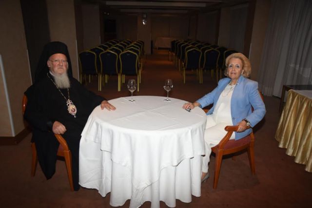 Συνάντηση Βαρθολομαίου με την πρωθυπουργό στη Χίο