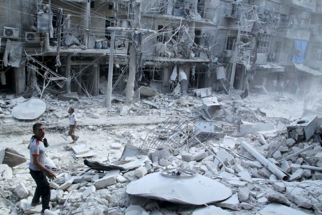 Δεκάδες νεκροί, ανάμεσά τους παιδιά, σε επιδρομές του Άσαντ στο Χαλέπι