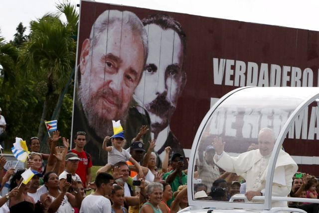 «Ελευθερία» στην Εκκλησία της Κούβας ζητεί ο Πάπας από την Αβάνα
