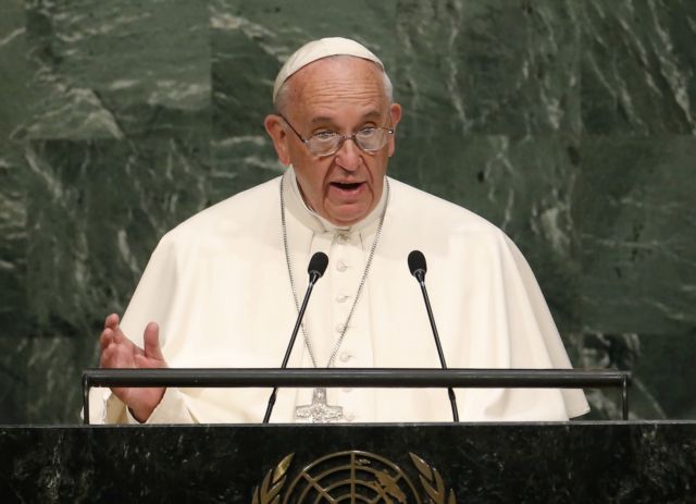 Ο Πάπας στα Ηνωμένα Έθνη: Σπίτι, δουλειά, γη και ελευθερία για όλους