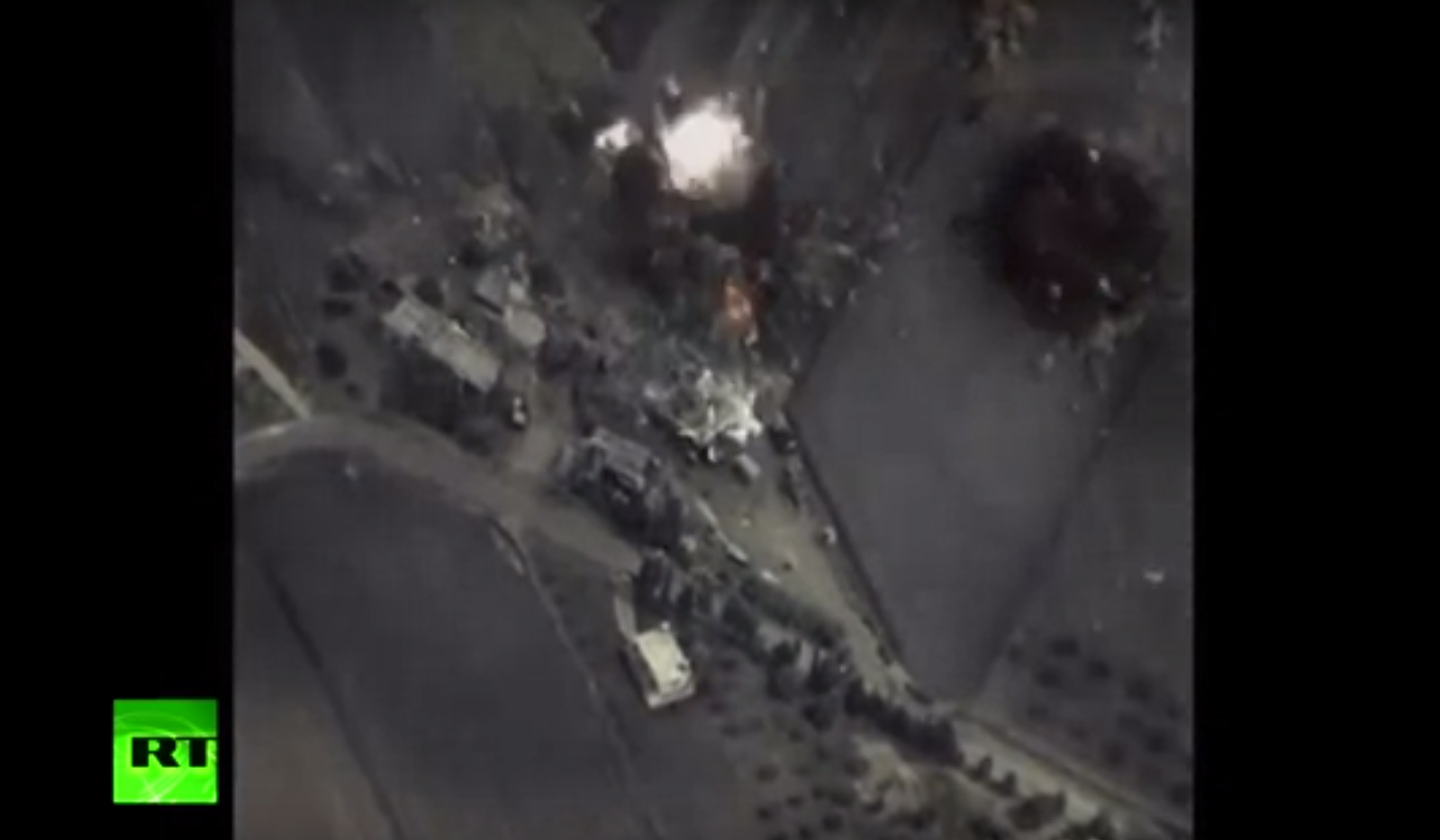 Βίντεο από τους βομβαρδισμούς στη Συρία έδωσε η Μόσχα