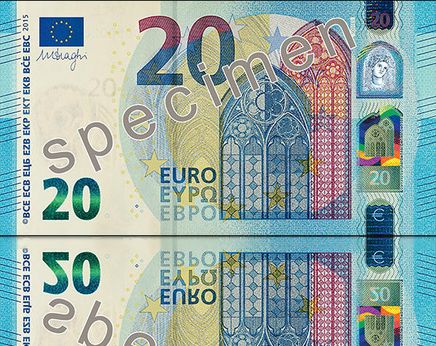 ΕΚΤ: Στις 25 Νοεμβρίου θα κυκλοφορήσει το νέο χαρτονόμισμα των 20 ευρώ