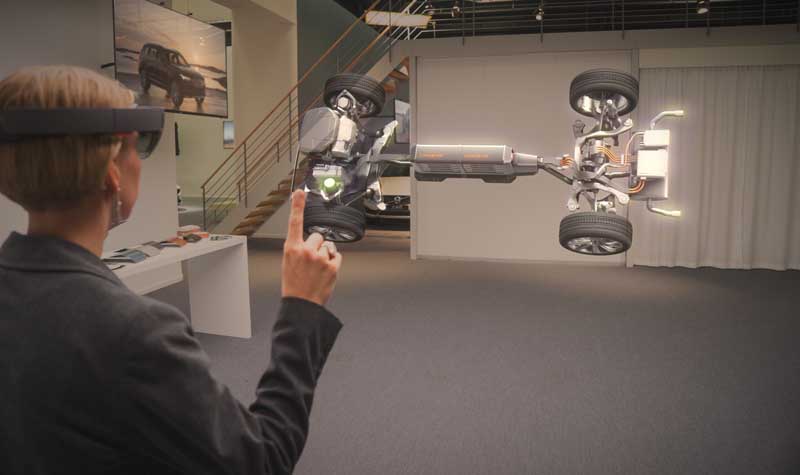 H Volvo κοιτάζει το τεχνολογικό μέλλον μέσα από τα 3D γυαλιά της Microsoft