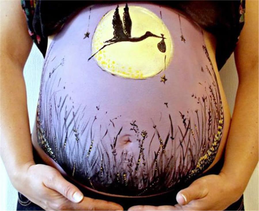 Εγκυμοσύνη : Ζωγραφισμένες κοιλίτσες