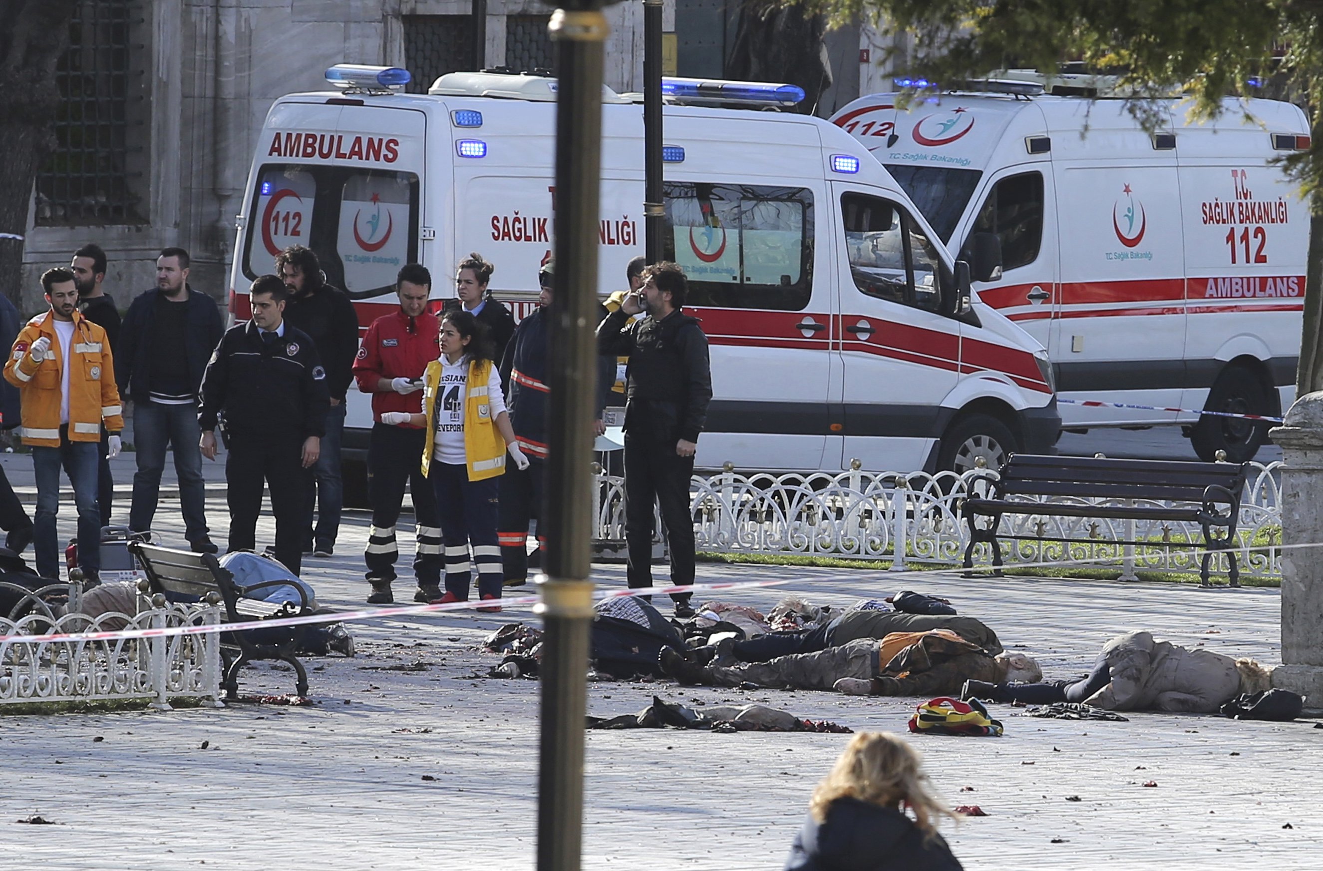 Δέκα νεκροί σε τρομοκρατική επίθεση στην Κωνσταντινούπολη