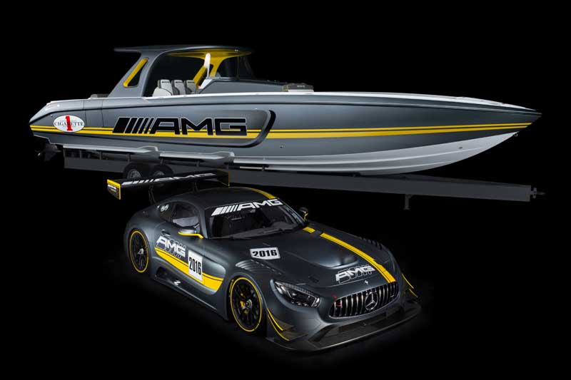 Το νέο αγωνιστικό ταχύπλοο Cigarette με την σφραγίδα της Mercedes-AMG