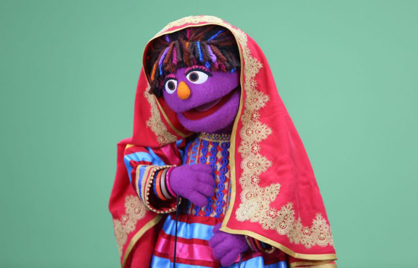 Zari η νέα μαριονέτα του Sesame Street από το Αφγανιστάν