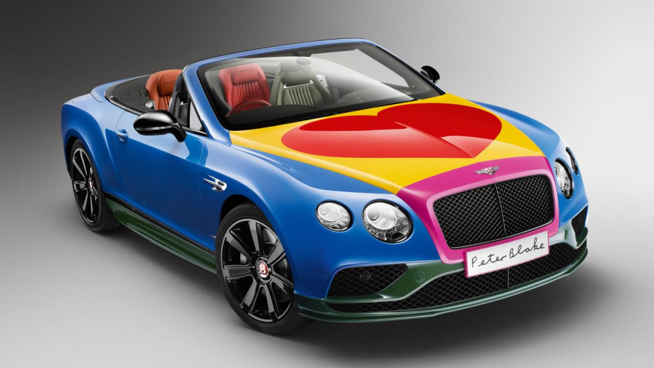 Όταν μια Bentley Continental GT V8 S Convertible ενδίδει στην pop art