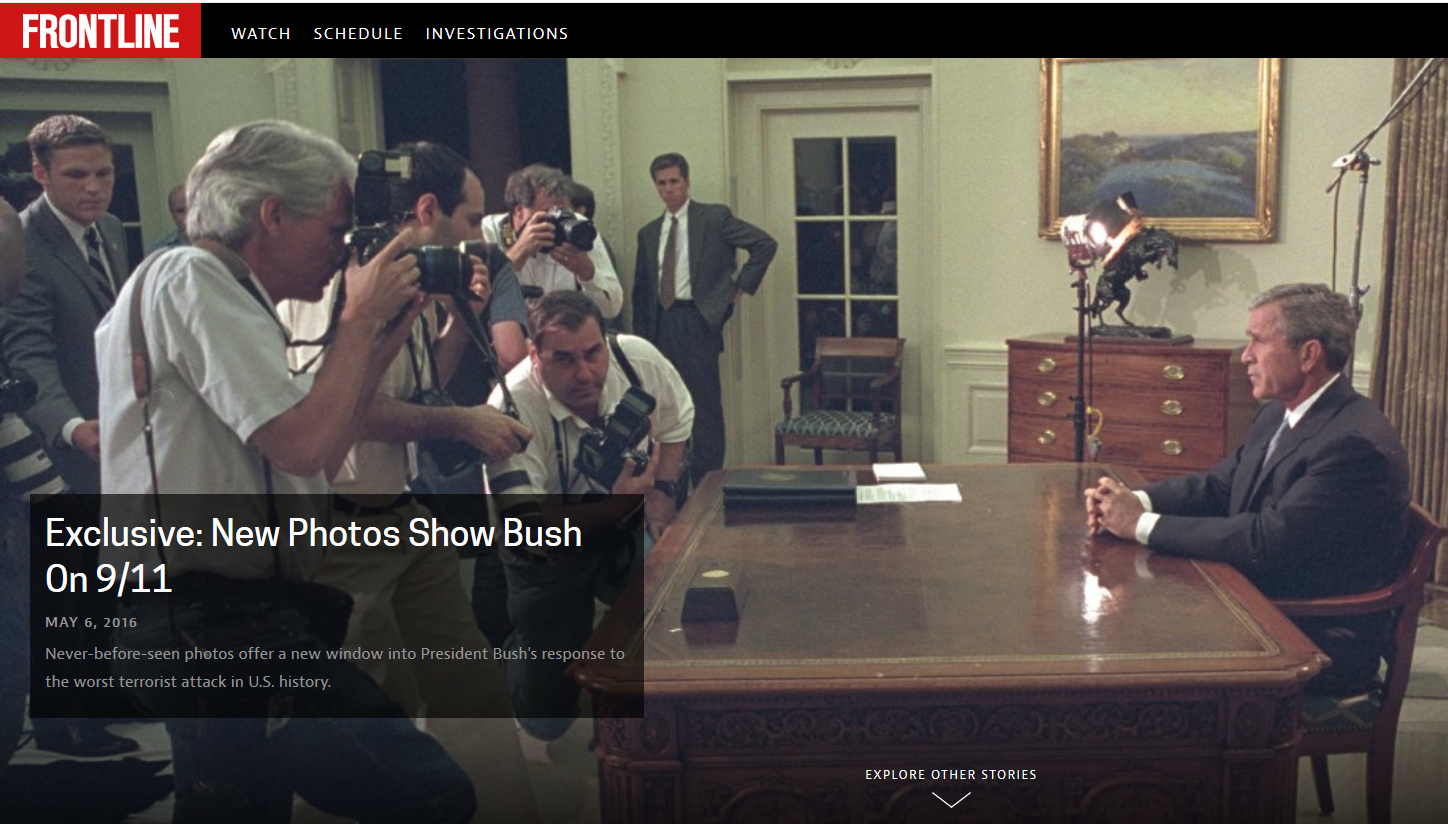 Ο Μπους την 11η Σεπτεμβρίου, νέες φωτογραφίες στη δημοσιότητα
