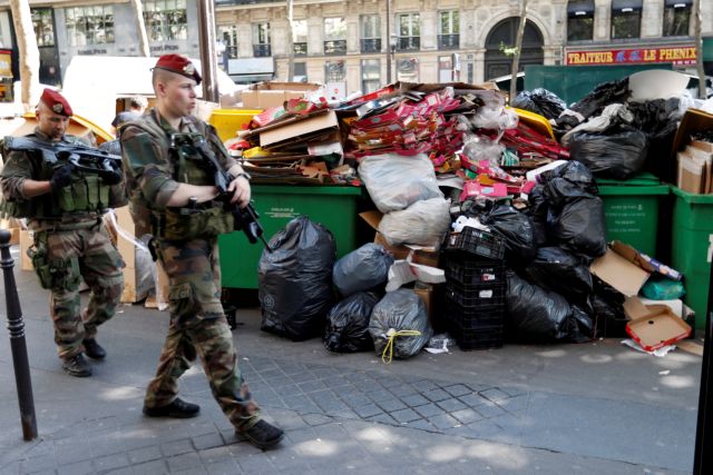 Γαλλική πρεμιέρα του Euro με σκουπίδια, απεργίες στα τρένα και δρακόντεια μέτρα