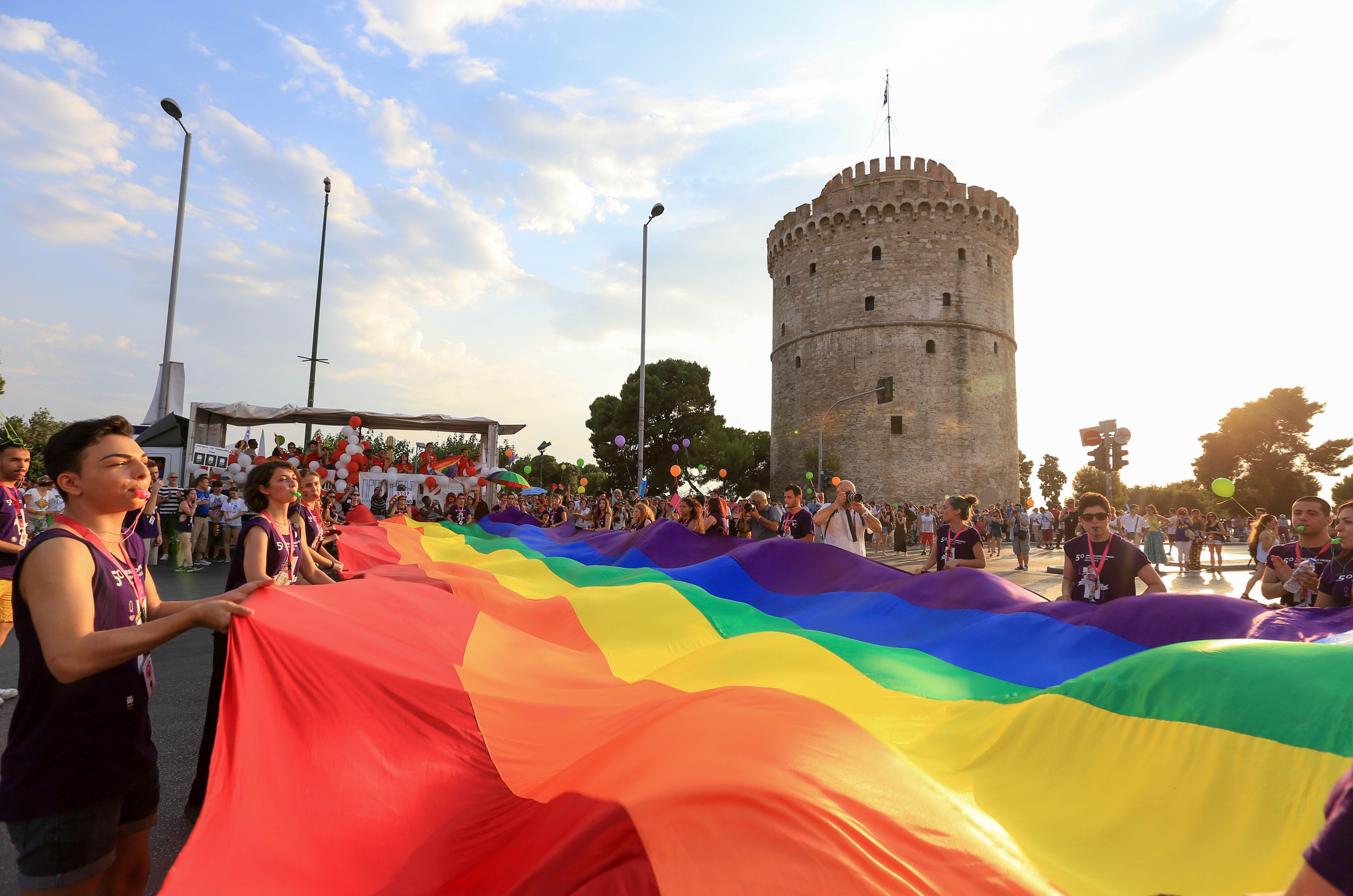 Παρέλαση υπερηφάνειας στο κέντρο της Θεσσαλονίκης