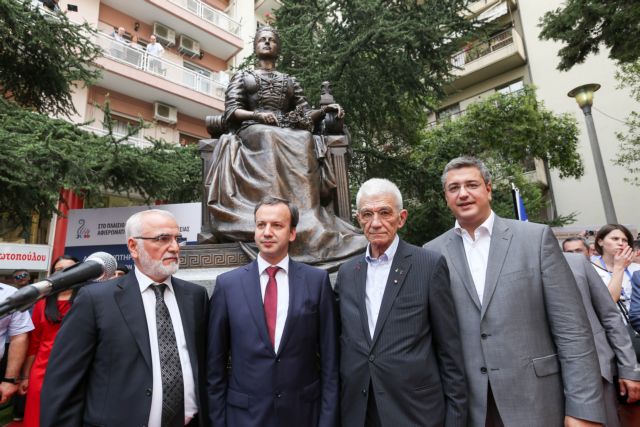 Θεσσαλονίκη: Αποκαλυπτήρια του αγάλματος της βασίλισσας Όλγας