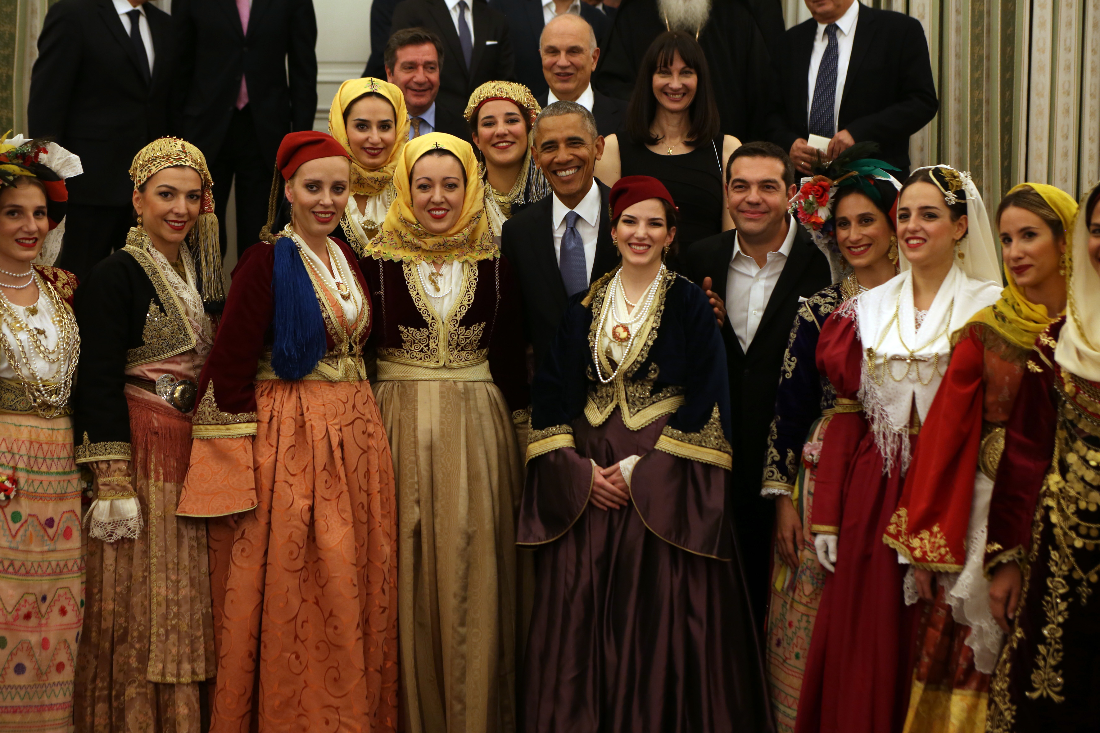 Με ποιους φωτογραφήθηκε ο Μπαράκ Ομπάμα στο δείπνο στο Προεδρικό