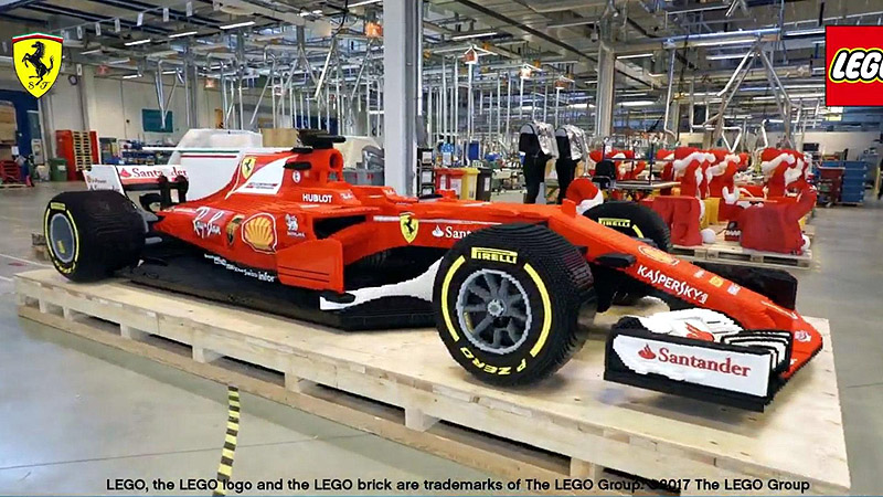 Μονοθέσιο της Ferrari από 350.000 «τουβλάκια» Lego