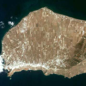 H Σαντορίνη μέσα από τον φακό του δορυφόρου IKONOS