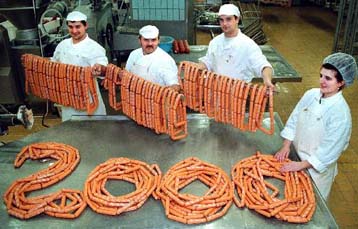 Millennium με 100 τόνους λουκάνικα