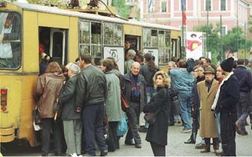 Αρχισε η κατασκευή λεωφορειόδρομων αντίθετης κατεύθυνσης στην Αθήνα