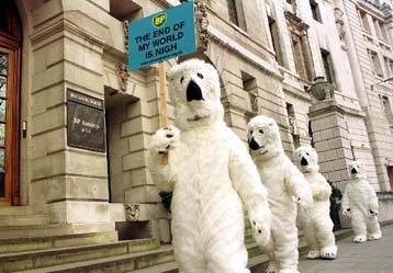 Διαμαρτυρία της Greenpeace κατά της άντλησης πετρελαίου στην Αρκτική