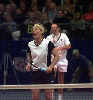 Η Ναβρατίλοβα στο Hall of Fame του τένις