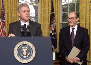 Ο Γκρίνσπαν πρόεδρος της Ομοσπονδιακής Τράπεζας για άλλη μία θητεία