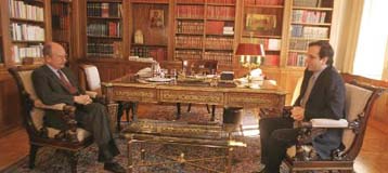 Συνάντηση του Α.Σαμαρά με τον Πρόεδρο της Δημοκρατίας