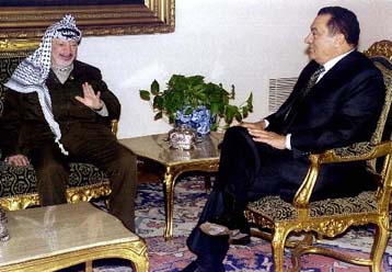 Συνομιλίες Αραφάτ-Μουμπάρακ για την εφαρμογή της συμφωνίας με το Ισραήλ