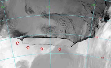 Αποκολλήθηκε τελικά από την Ανταρκτική το παγόβουνο-γίγας
