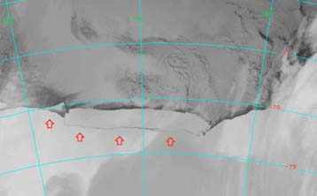 Παγόβουνο-γίγας στην Ανταρκτική