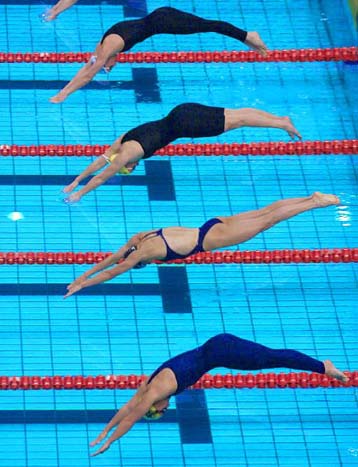 Πανελλήνιο ρεκόρ και από την ελληνική ομάδα σκυταλοδρομίας 4X100μ. ελεύθερο