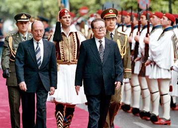 Επίσημο δείπνο του Προέδρου της Δημοκρατίας προς τιμήν του Κινέζου ομολόγου του