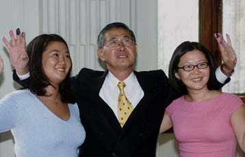 Ο Φουτζιμόρι φαβορί στις εκλογές του Περού