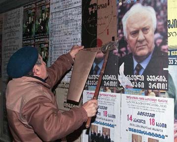 Ο Σεβαρντνάντζε αδιαφιλoνίκητος νικητής των εκλογών στη Γεωργία