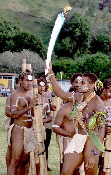 Στα νησιά του Σολομώντα η Ολυμπιακή φλόγα