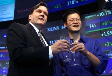 Χρηματιστηριακές συναλλαγές μετοχών του Yahoo! μέσω Διαδικτύου