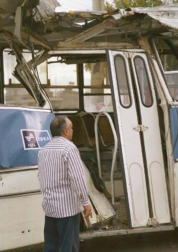 Ατύχημα αστικού λεωφορείου με οκτώ τραυματίες