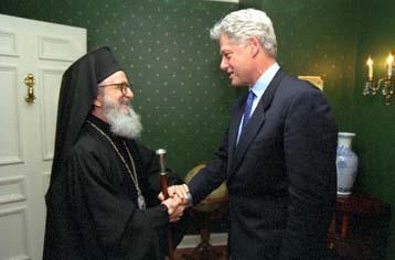 Επίσημο δείπνο προς τιμήν του Αρχιεπισκόπου Δημητρίου στο Στέιτ Ντιπάρτμεντ