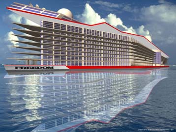 Το μεγαλύτερο πλοίο όλων των εποχών, με προδιαγραφές πλωτής πόλης, έτοιμο το 2003