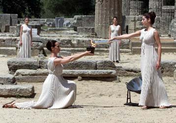 Πετυχημένη η πρόβα αφής της Ολυμπιακής φλόγας