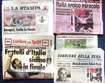 Ηρωικοί και… ανίκανοι, τα σχόλα του Τύπου για τον δραματικό ημιτελικό Ιταλίας-Ολλανδίας