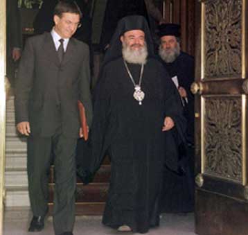 Βήματα προσέγγισης από Χριστόδουλο και Π.Ευθυμίου