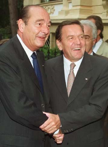 Συνάντηση Σιράκ-Σρέντερ στη Γερμανία εν όψει της γαλλικής προεδρίας της ΕΕ