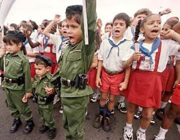 Συγκέντρωση υποστήριξης στον Ελιάν από χιλιάδες μικρούς Κουβανούς