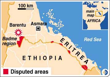 Με επίθεση απάντησε η Αιθιοπία στην εκεχειρία της Ερυθραίας